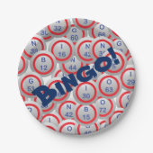 Bingo Balls Papieren Bordje (Voorkant)