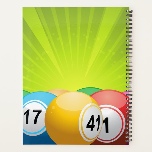 Bingo Balls Planner (Achterkant)