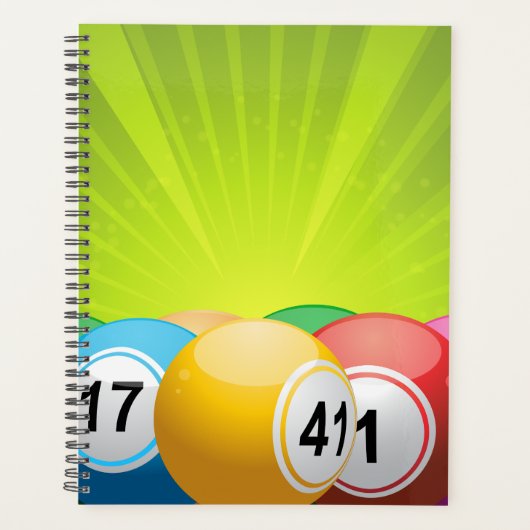 Bingo Balls Planner (Voorkant)