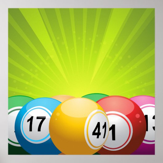 Bingo Balls Poster (Voorkant)