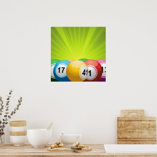 Bingo Balls Poster (Keuken)