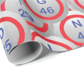 Bingo Balls Random Overlay Cadeaupapier (Rol Hoek)