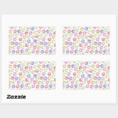 Bingo Balls Rechthoekige Sticker (Vel)