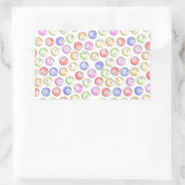 Bingo Balls Rechthoekige Sticker (Tas)