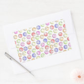 Bingo Balls Rechthoekige Sticker (Envelop)