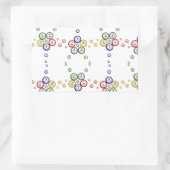 Bingo Balls Rechthoekige Sticker (Tas)