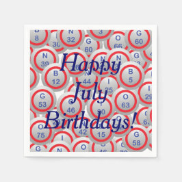 Bingo Balls Servetten