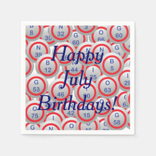 Bingo Balls Servetten