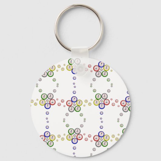 Bingo Balls Sleutelhanger (Voorkant)