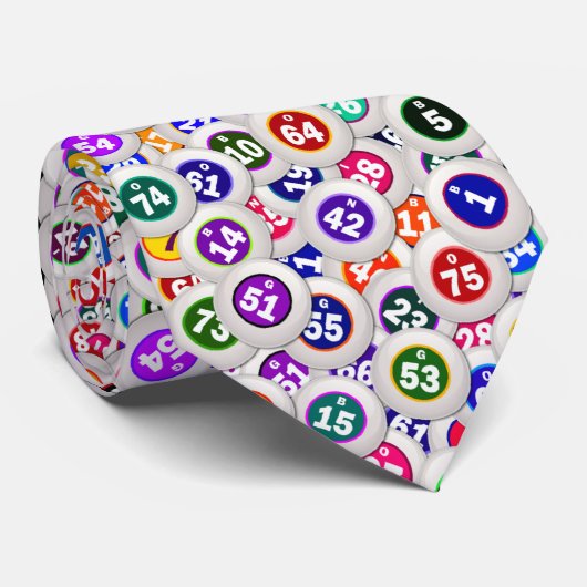 Bingo Balls Stropdas (Opgerold)
