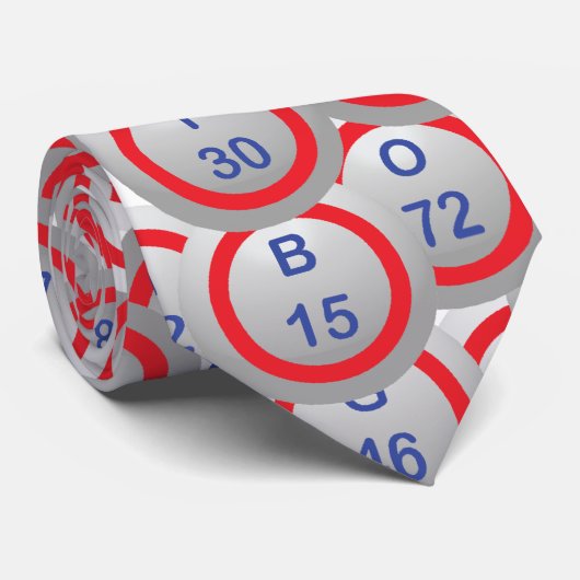 Bingo Balls Stropdas (Opgerold)