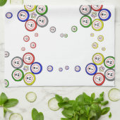 Bingo Balls Theedoek (Gevouwen)