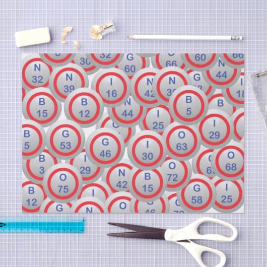 Bingo Balls Tissuepapier (Craft)