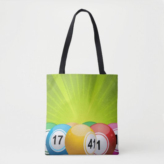 Bingo Balls Tote Bag (Voorkant)
