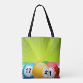 Bingo Balls Tote Bag (Achterkant)