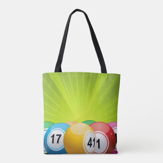 Bingo Balls Tote Bag (Achterkant)