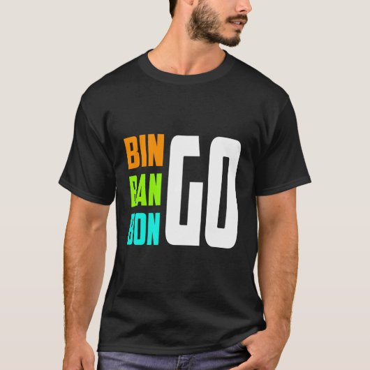 Bingo Bango Bongo Drums T-shirt (Voorkant)