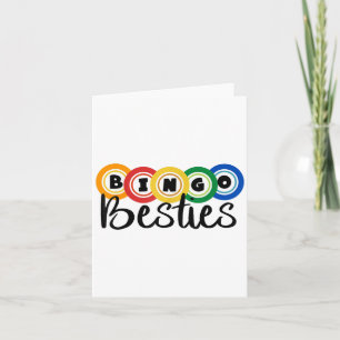 Bingo Besties Bingo Buddy Grappig Bingo Kaart