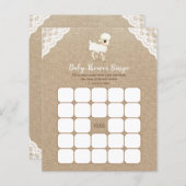 Bingo Bingo Baby shower (Voorkant / Achterkant)