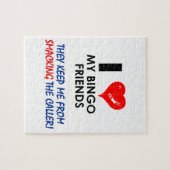 BINGO! Bingo design voor de geweldige speler! Legpuzzel (Horizontaal)