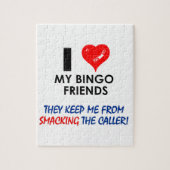 BINGO! Bingo design voor de geweldige speler! Legpuzzel (Verticaal)