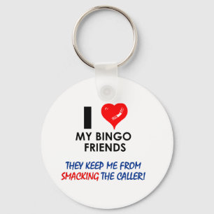 BINGO! Bingo design voor de geweldige speler! Sleutelhanger