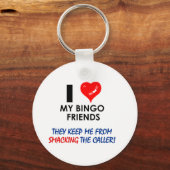 BINGO! Bingo design voor de geweldige speler! Sleutelhanger (Voorkant)