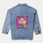 BINGO BINGO Designed By CBDOilPrincess  Denim Jacket (Achterkant)