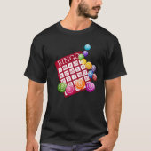 Bingo! Bingo kaart en markeringen T-shirt (Voorkant)