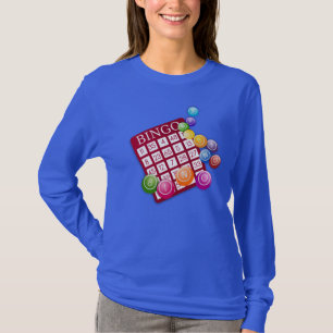 Bingo! Bingo kaart en markeringen T-shirt