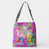 BINGO BINGO ontworpen door CBDOilPrincess Crossbody Tas (Achterkant)
