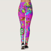 BINGO BINGO Splattered Paint CBDOilPrincess Leggings (Achterkant)