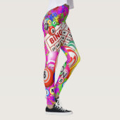 BINGO BINGO Splattered Paint CBDOilPrincess Leggings (Rechts)