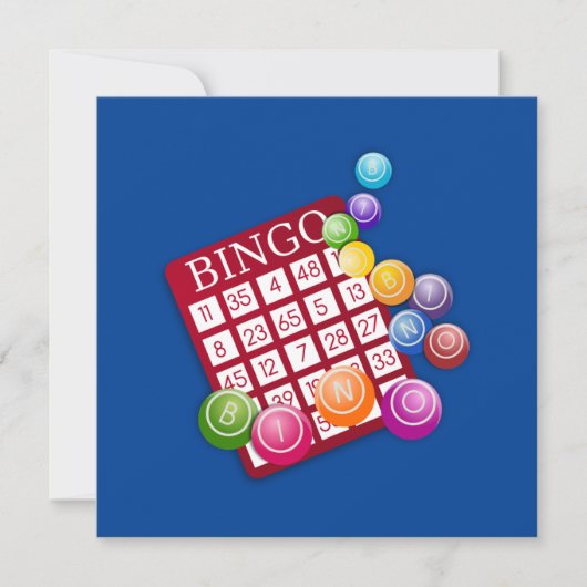 Bingo! Bingokaart en markers Kaart (Voorkant)