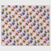 Bingo Bleke roze inpakpapier (Vlak)