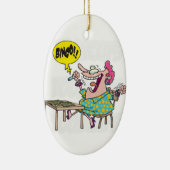 Bingo-boomversiering Keramisch Ornament (Rechts)