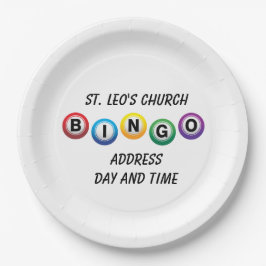 BINGO-Borden Papieren Bordje