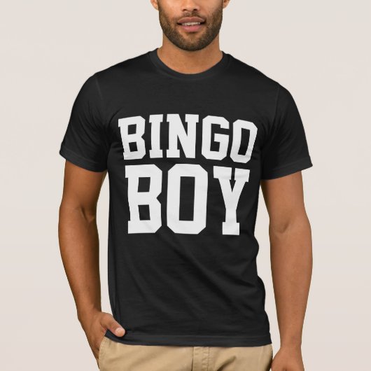 BINGO BOY HEREN T-SHIRTS (Voorkant)