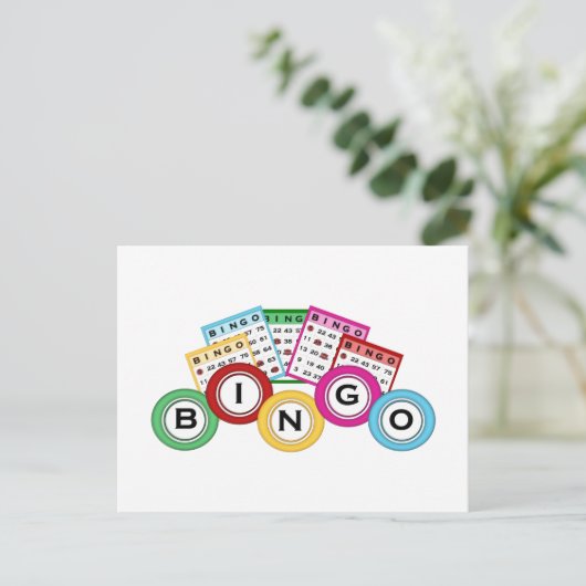 Bingo Briefkaart (Staand voorkant)