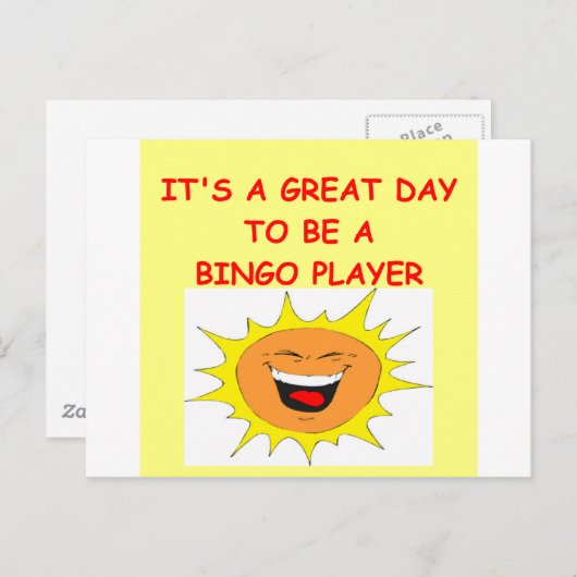 BINGO BRIEFKAART (Voorkant / Achterkant)