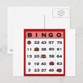 bingo briefkaart (Voorkant / Achterkant)