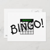 Bingo Briefkaart (Voorkant / Achterkant)
