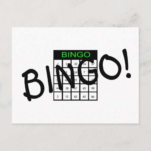 Bingo Briefkaart (Voorkant)