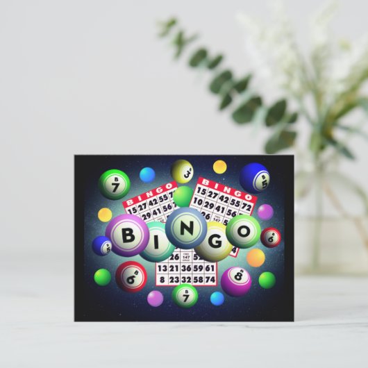 Bingo Briefkaart (Staand voorkant)