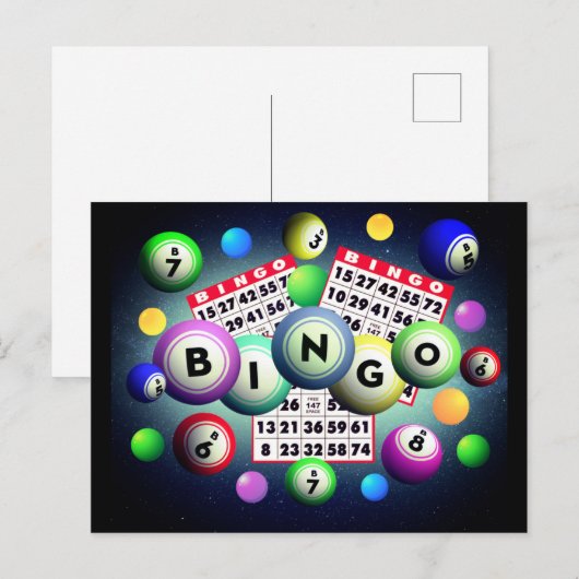 Bingo Briefkaart (Voorkant / Achterkant)