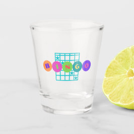 Bingo Bright Colors Shot Glass Glas