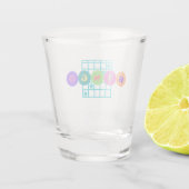 Bingo Bright Colors Shot Glass Shot Glas (Achterkant)