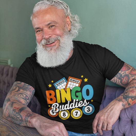 Bingo Buddies Fun Matching Bingo Friend T-shirt
