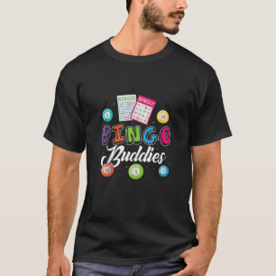 Bingo Buddies Grappige Reünie Beste Vriend Spelen T-shirt