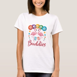Bingo Buddies Player Flamingo T-shirt